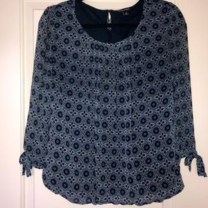 Navy woman’s blouse